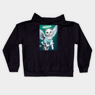 Angel Cat Kids Hoodie